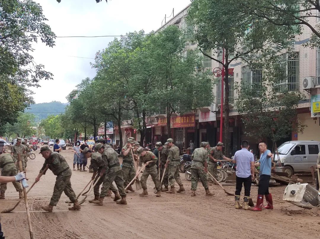 现场直击！梅州梅县松源有序开展防汛救灾和灾后恢复工作