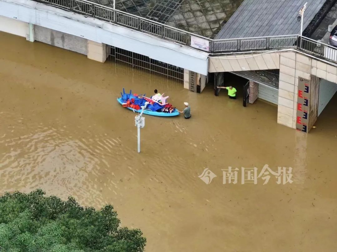 柳州今早出现82.52米洪水！河堤商户开始“搬家”，洪峰水位预计……