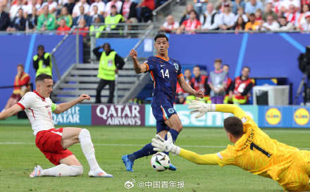 2024年欧洲杯 小组赛D组首轮：荷兰队2比1逆转波兰队