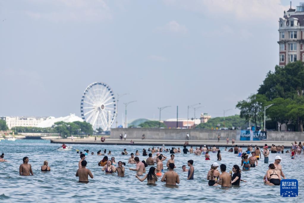 芝加哥迎来高温天气