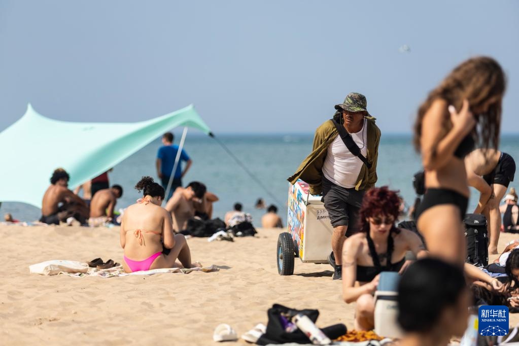 芝加哥迎来高温天气