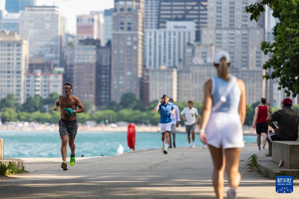 芝加哥迎来高温天气