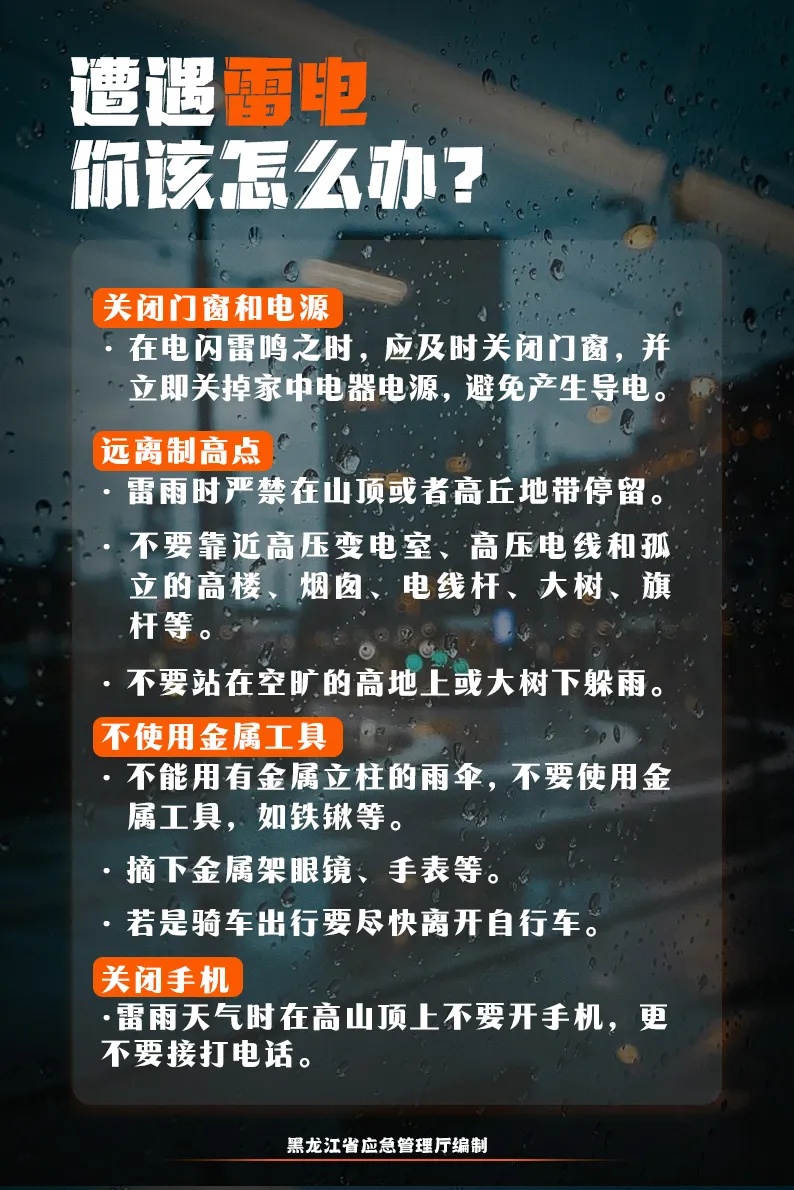 停课！停业！暴雨红色预警！强对流天气！涉及黑龙江这些地区
