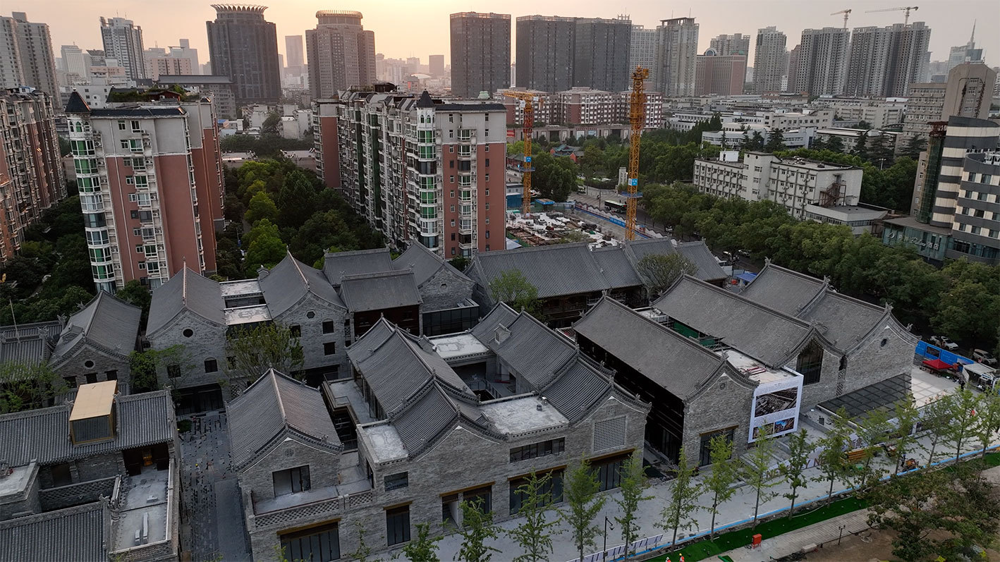 郑州商都遗址风貌区“上新” 首开项目预计9月竣工