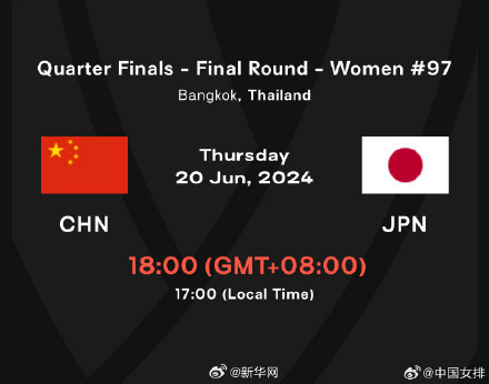 2024年世界女排联赛：中国女排今晚迎战日本女排