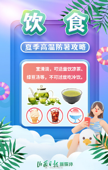 趁“热”收下!这份夏季高温防暑攻略 趁“热”收下!这份夏季高温防暑攻略