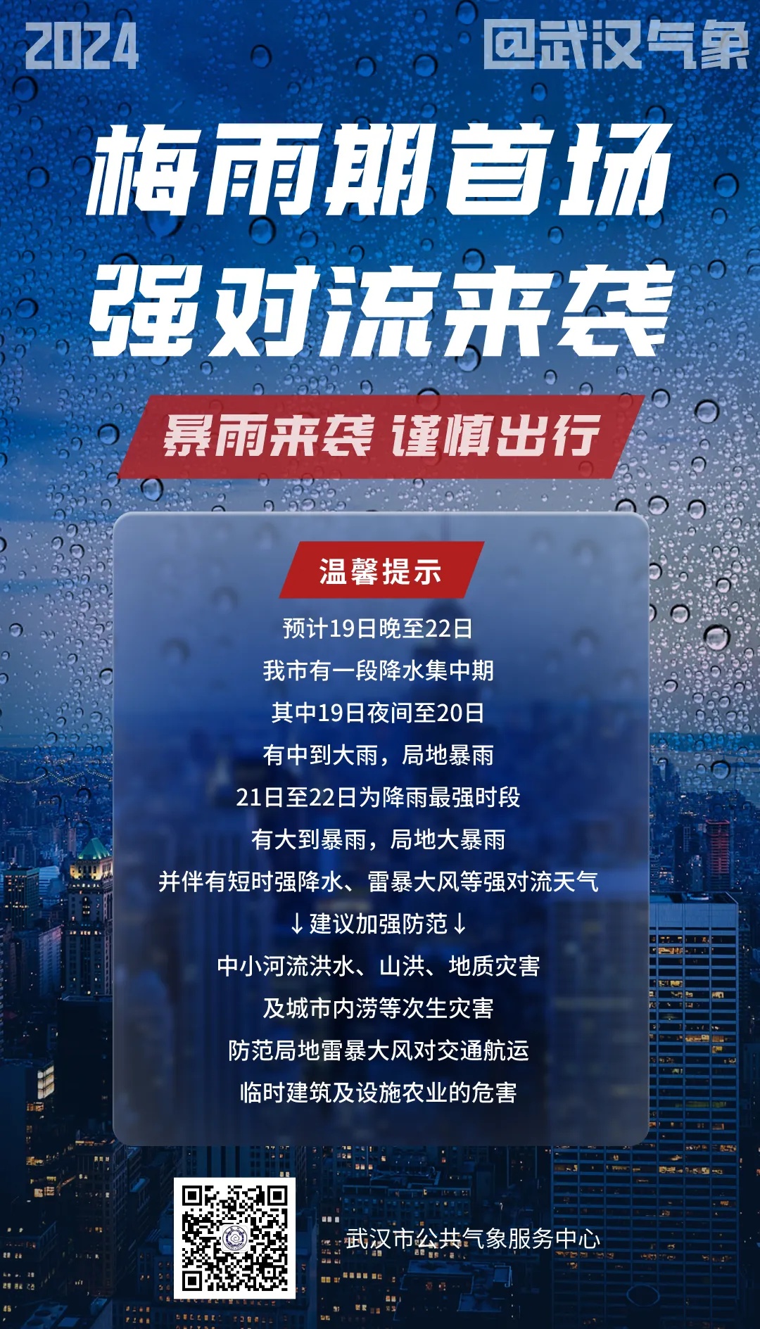 形势严峻!湖北连发预警…… 形势严峻!湖北连发预警……