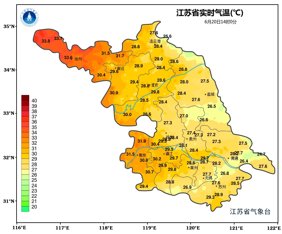 暴雨、大暴雨！江苏气象最新提醒