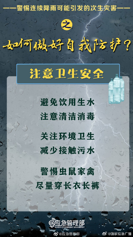 暴雨后8个安全提醒,扩散周知! 暴雨后8个安全提醒,扩散周知!
