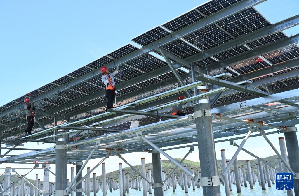 福建:海上光伏电站建设忙 福建:海上光伏电站建设忙