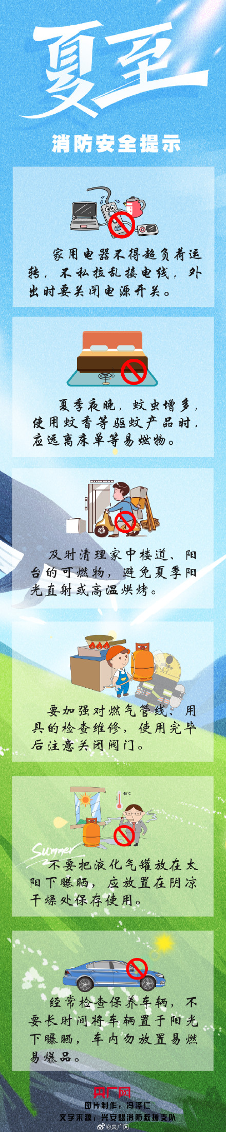 转发，收藏！夏日防火消防安全知识