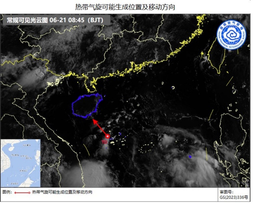 热带气旋或将生成，未来一周海南有强风雨天气→