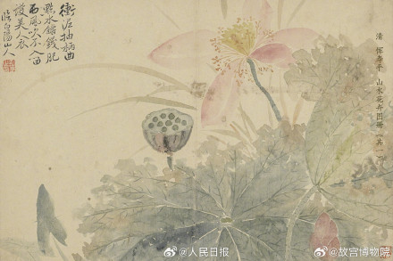 收藏！故宫发布古画版荷花壁纸