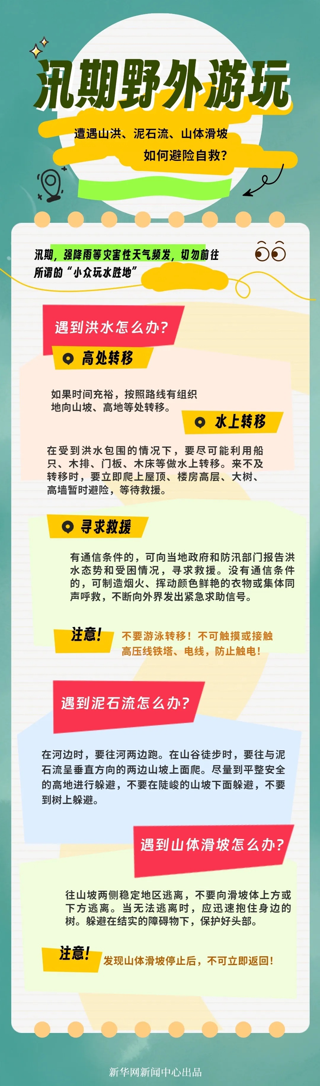汛期野外游玩？快转到“家庭群”给每个人都提个醒——