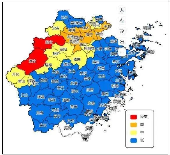 浙江强降雨持续！杭州今明仍有暴雨、大暴雨、特大暴雨