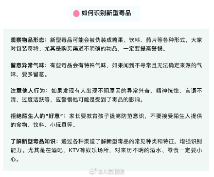 扩散提醒!新型毒品可能会伪装成糖果饮料 扩散提醒!新型毒品可能会伪装成糖果饮料