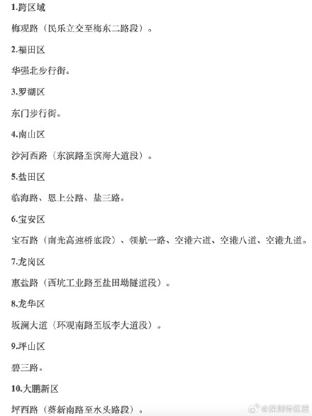 深圳部分路段继续限行电动自行车 深圳部分路段继续限行电动自行车
