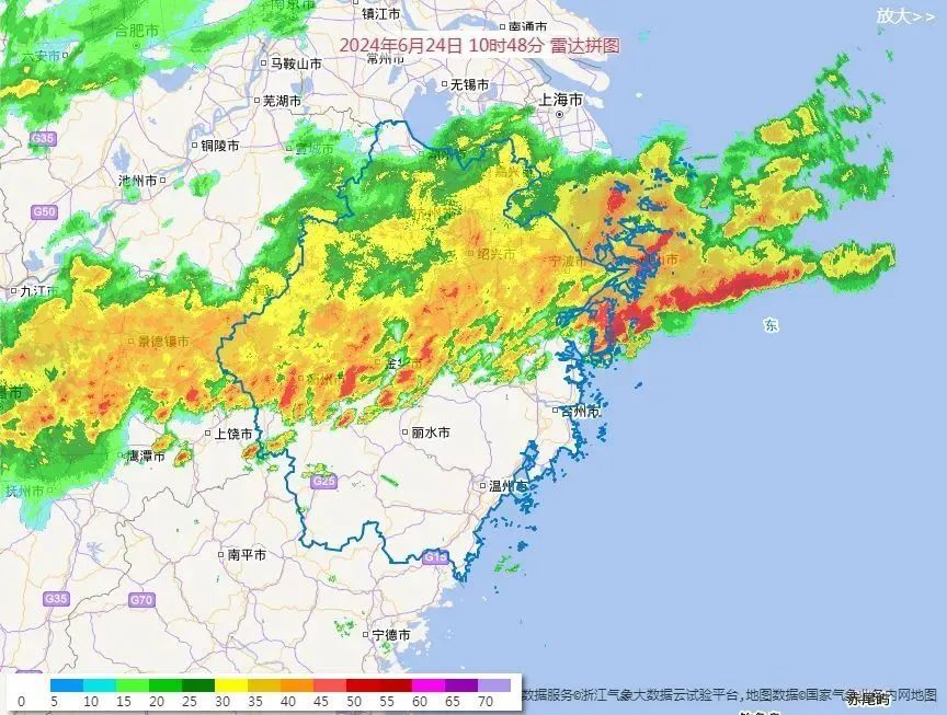 今年首次！暴雨红色预警！浙江局地特大暴雨…