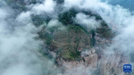 河北邢台：云海翻涌太行山