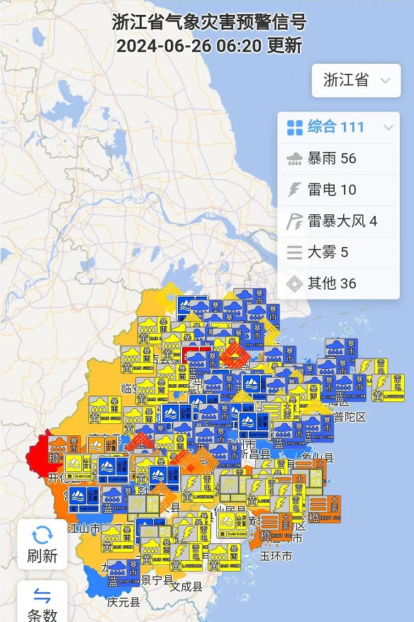 浙江提升应急响应至Ⅱ级！多地高铁站今天继续停运