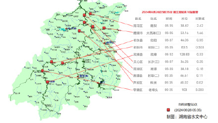 湘江第3号洪水已形成