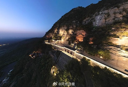 中国三大皇家石窟之一!邯郸响堂山即将开启夜游 中国三大皇家石窟之一!邯郸响堂山即将开启夜游