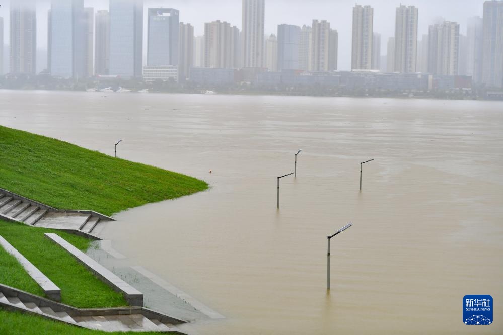 聚焦防汛抗旱｜湘江今年第3号洪水形成 长沙段水位持续上涨