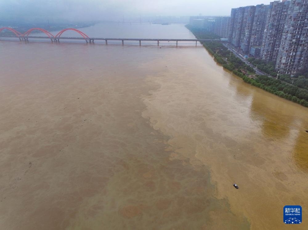 聚焦防汛抗旱｜湘江今年第3号洪水形成 长沙段水位持续上涨