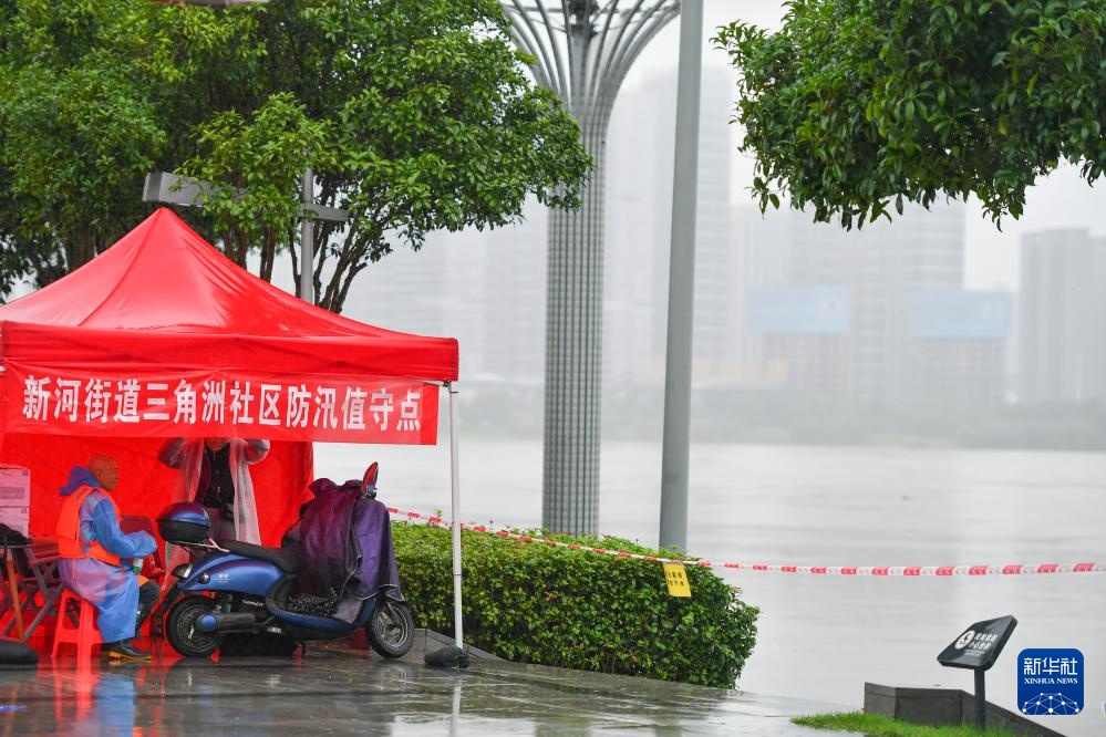 聚焦防汛抗旱｜湘江今年第3号洪水形成 长沙段水位持续上涨