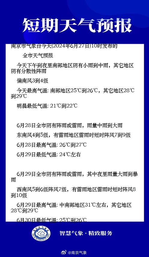 南京出梅时间或提前，但暴雨将再度来袭