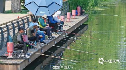 消暑纳凉 北京亮马河夏日里的惬意生活