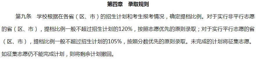 注意！14种退档原因，预防！