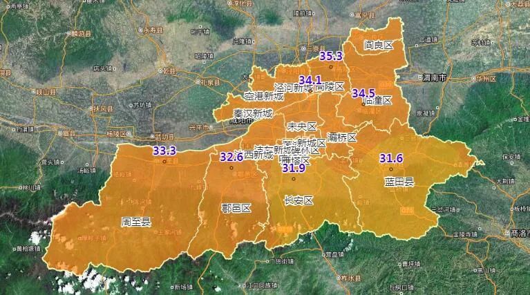 西安气象:高温持续 近期午后多对流性降雨 西安气象:高温持续 近期午后多对流性降雨