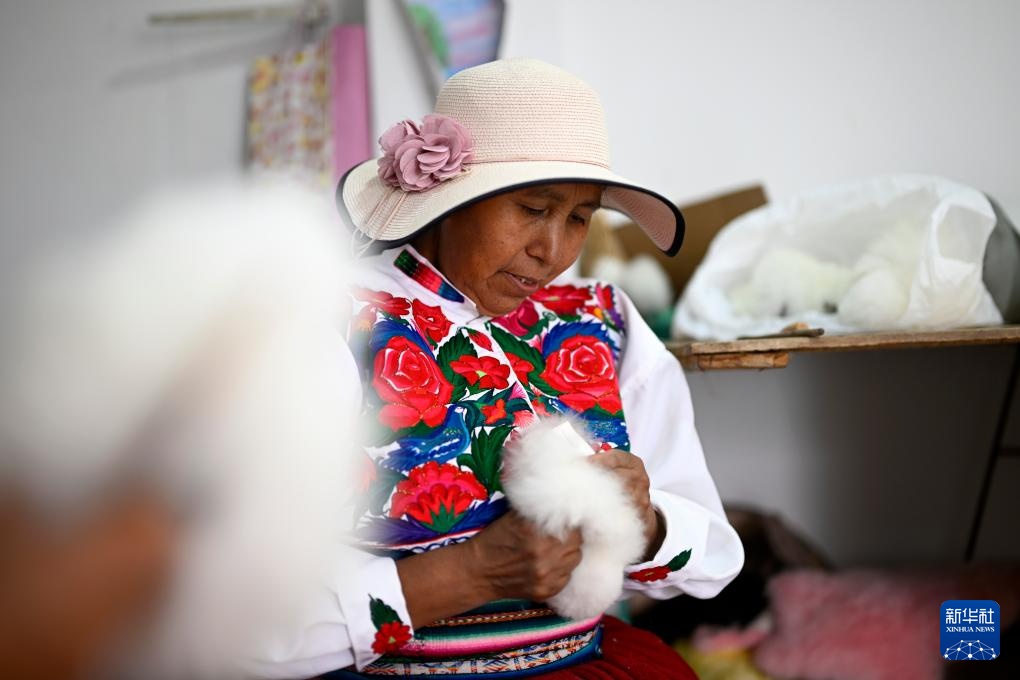 中国市场给秘鲁羊驼制品手工艺人带来更多发展机遇 中国市场给秘鲁羊驼制品手工艺人带来更多发展机遇