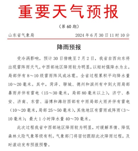 局部暴雨或冰雹+10级阵风,山东将再迎降雨!青岛未来几天…… 局部暴雨或冰雹+10级阵风,山东将再迎降雨!青岛未来几天……