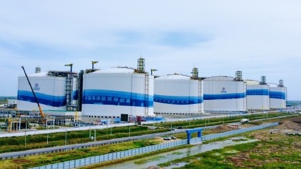 我国规模最大的液化天然气储备基地建成