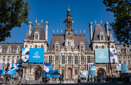 巴黎街头奥运氛围浓 巴黎街头奥运氛围浓