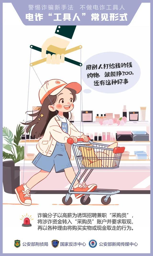 警惕诈骗新手法，了解这14种电诈“工具人”常见形式