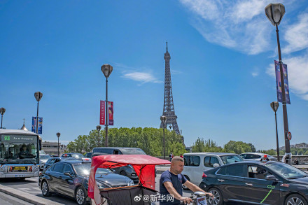 巴黎街头奥运氛围浓 巴黎街头奥运氛围浓