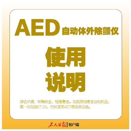 突遇心搏骤停，一组图教你如何使用AED