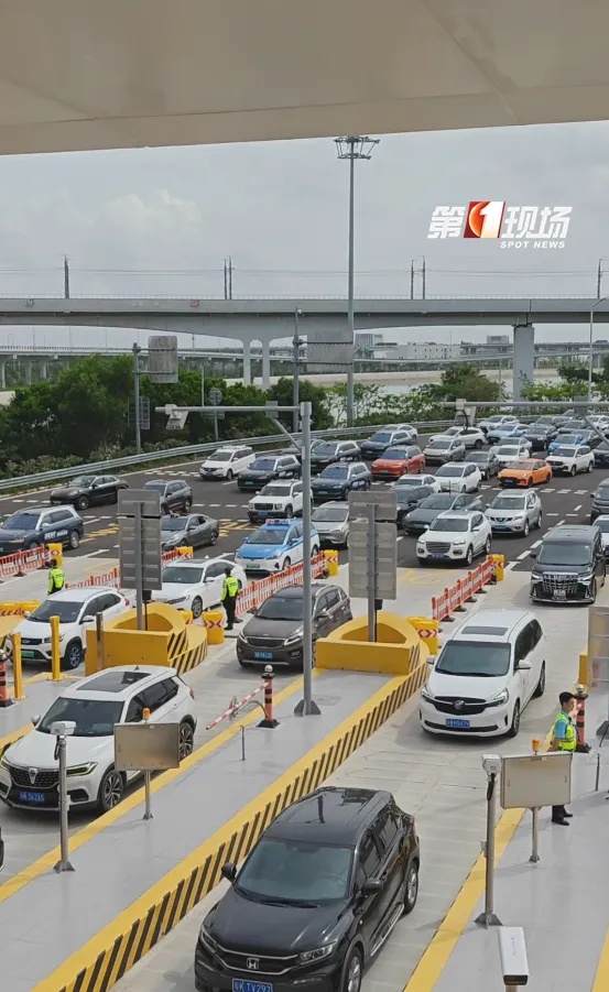 深中通道应急车道违停喝咖啡，后续来了→
