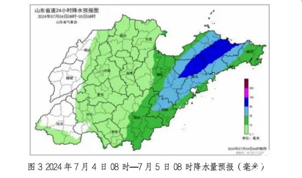 山东5市出现中雨，潍坊和半岛地区局部今天仍有暴雨，未来一周我省降雨频繁