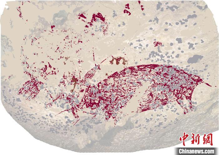 研究称,印尼5.12万年前类人形象与野猪互动洞穴画或为世界最早 研究称,印尼5.12万年前类人形象与野猪互动洞穴画或为世界最早