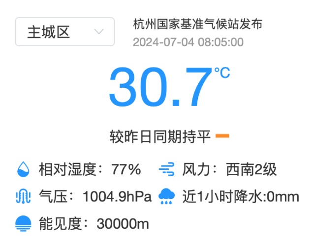 刚刚，杭州高温橙色预警！涉及主城区所有街道！