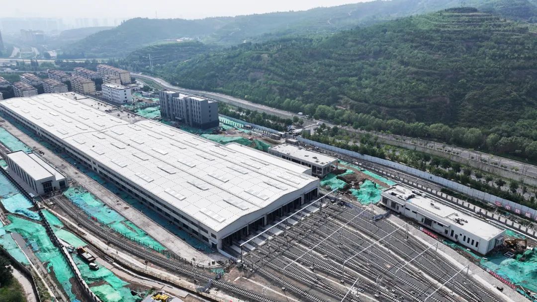 太原地铁1号线最大停车场建设冲刺