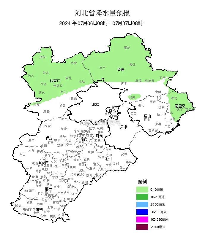 中到大雨！暴雨！大暴雨！河北的雨又来了！