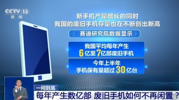 每年产生数亿部!“退役”手机如何“重新上岗”? 每年产生数亿部!“退役”手机如何“重新上岗”?