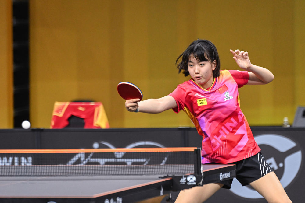 乒乓球丨亚洲青少年锦标赛：胡一获U15女单冠军