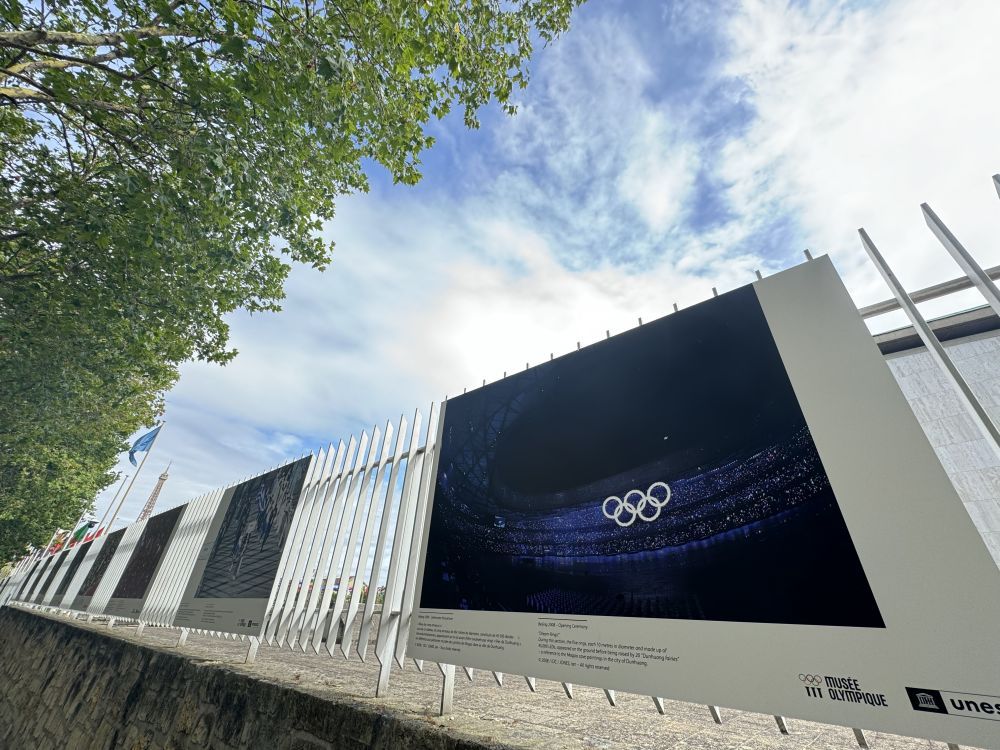 巴黎奥运会 | 北京奥运会辉煌瞬间展现在联合国教科文组织总部