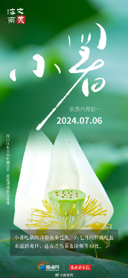 今日小暑 |海南的夏天不只有海，还有这些小美好等你发现
